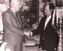 Momo Pertica e Vittorio De Sica
